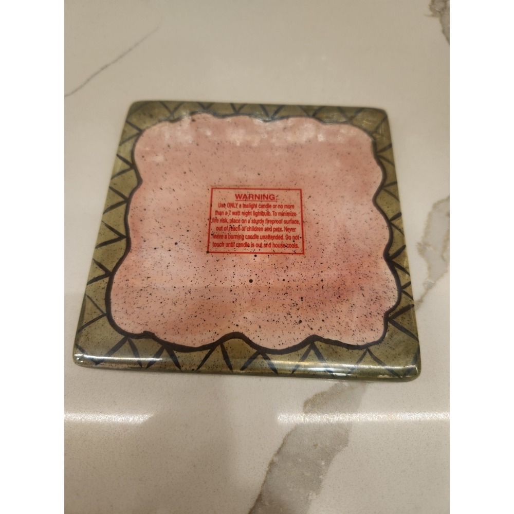 Blue Sky Clayworks "LOVE" Pink Heart Cottage Tea Light House Heather Goldminc - Picture 6 of 10